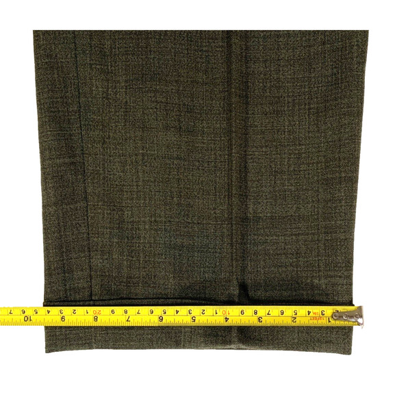 HART SCHAFFNER MARX Made in USA Subtle Plaid Suit in Everyday Brown Size 44 R - Picture 11 of 15